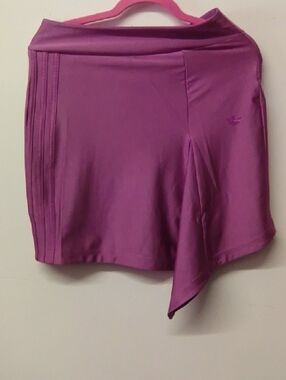 adidas Women's Magenta Athletic Skort with Side Pleats